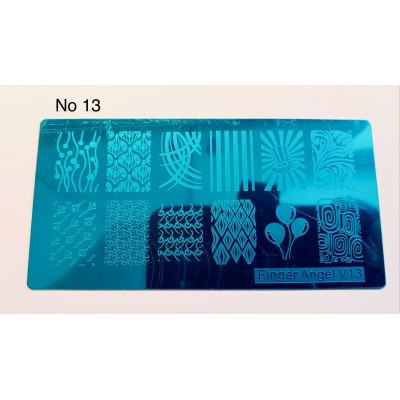Plaque stamping XL no13
